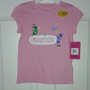 Crayola Pink Kids T-Shirt